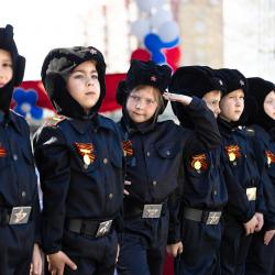 Финалом акции стал торжественный марш первоклассников #19