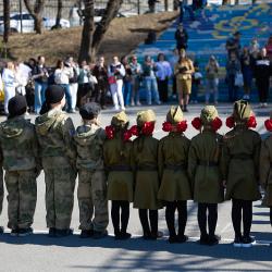 Финалом акции стал торжественный марш первоклассников #21