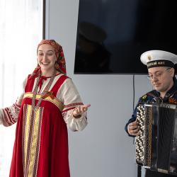 За верность флоту, ратное мастерство и сохранение традиций моряков-подводников Владимир Майстер получил памятный знак в честь 120-летия подводных сил России #7