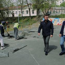 В прошлом году в разных районах Владивостока появилось десять новых универсальных площадок для активного отдыха и занятий спортом #6