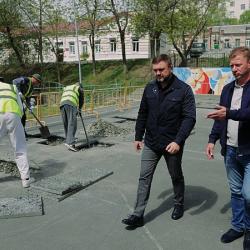 В прошлом году в разных районах Владивостока появилось десять новых универсальных площадок для активного отдыха и занятий спортом #9