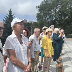 В сквере, где покоится прах великого генерал-губернатора, прошли памятный митинг, чтение архивных документов и торжественное возложение цветов #3
