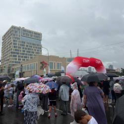Несмотря на дождь, юные спортсмены преодолели 500-метровую дистанцию по Корабельной набережной #3